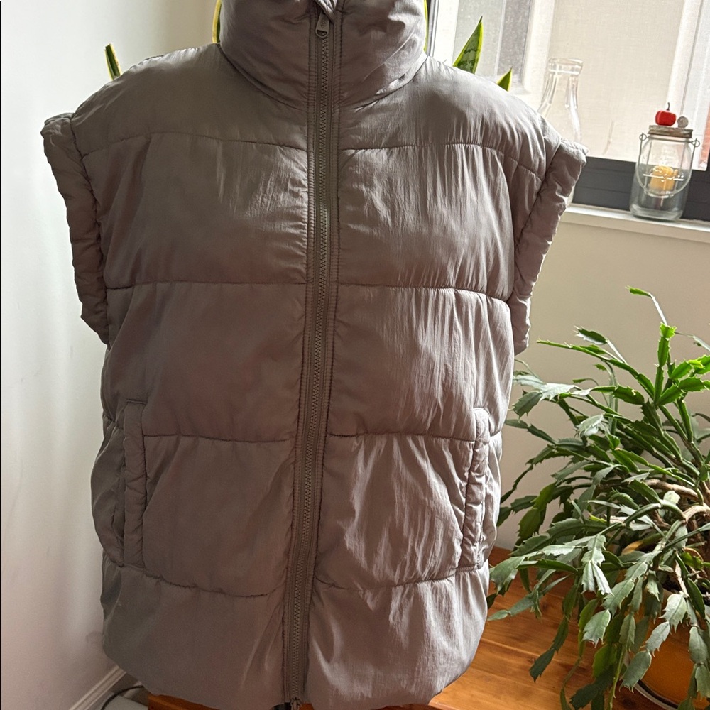 FP Movement by Free People Taupe Puffer Vest